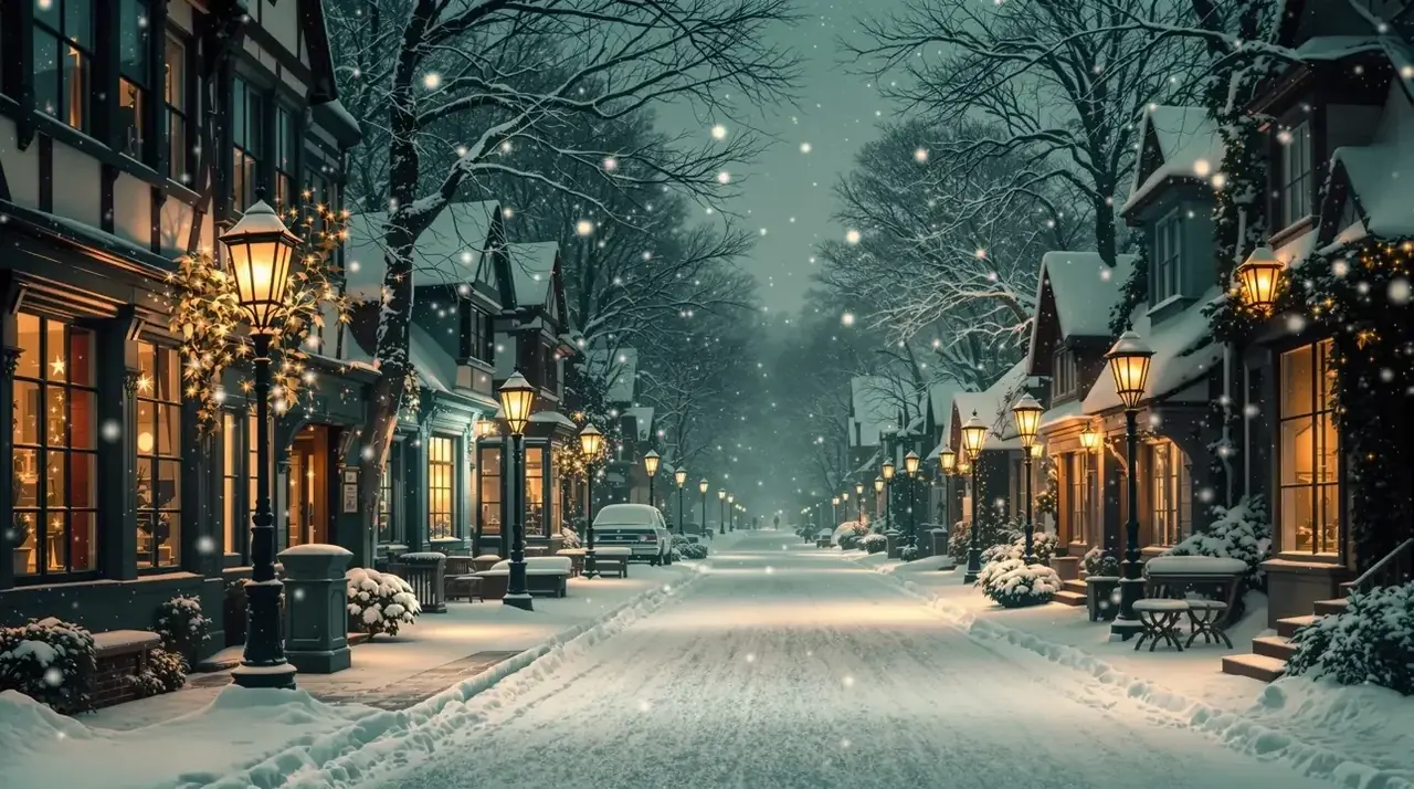 雪夜告白 剧照背景